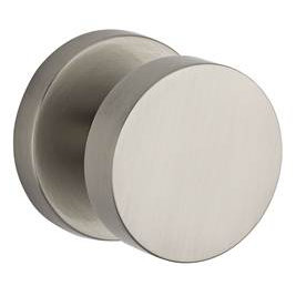 Satin Nickel Round Contemporary Passage Door Knob