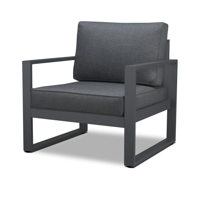 Baltic Gray Aluminum Outdoor Patio Chair Set