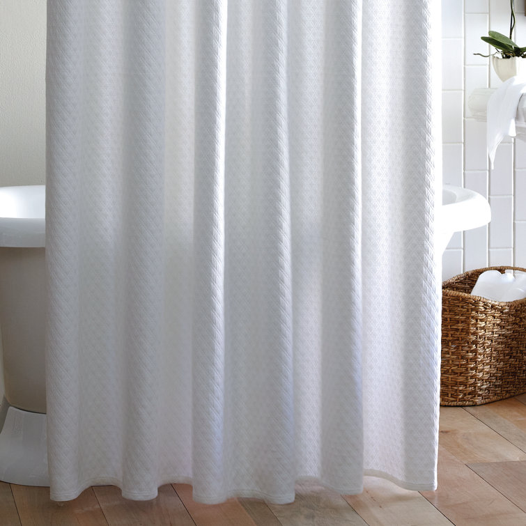 Natural Cotton Elegant Shower Curtain