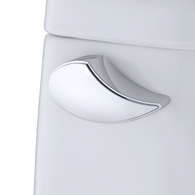 EcoMax Modern Bone Round One-Piece Toilet with SoftClose Seat