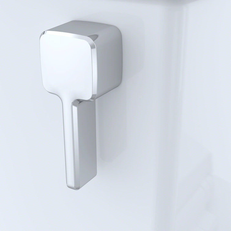 EcoSleek Bone Elongated Dual-Flush High-Efficiency Toilet