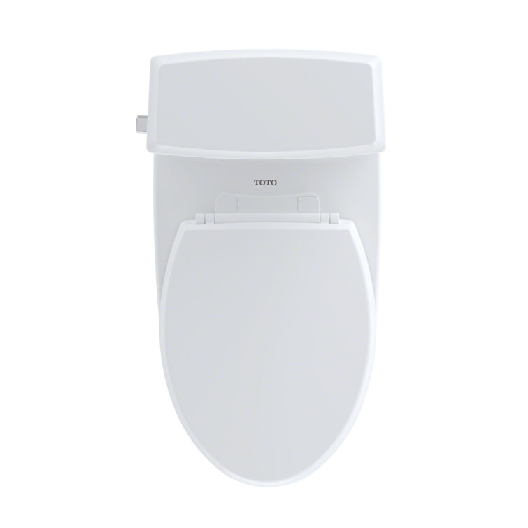 EcoSleek Bone Elongated Dual-Flush High-Efficiency Toilet