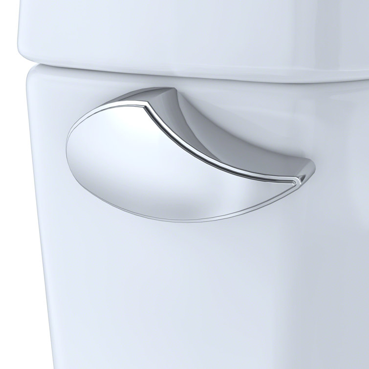 White Elongated Two-Piece High Efficiency Toilet