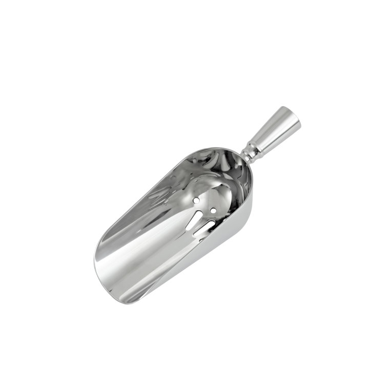 Crafthouse 8" Stainless Steel Ice Scoop with Drain Holes
