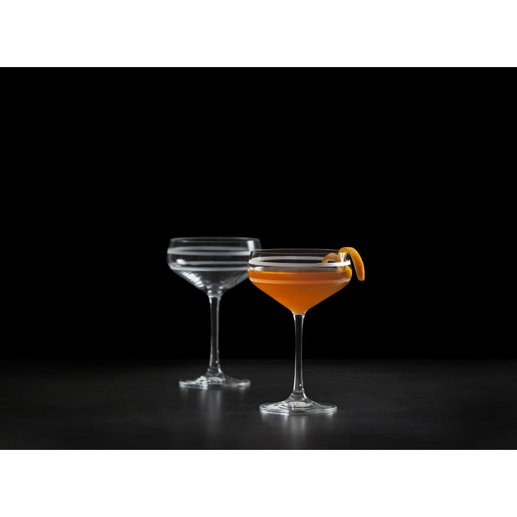 Crystal Clear 8.8 oz Coupe Cocktail Glass Set of 4