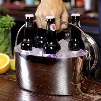 Crafthouse Stainless Steel Insulated Ice Bucket with Lid