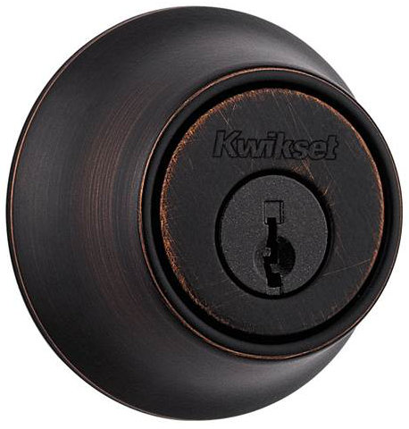 Venetian Bronze Single Cylinder Deadbolt Door Lock