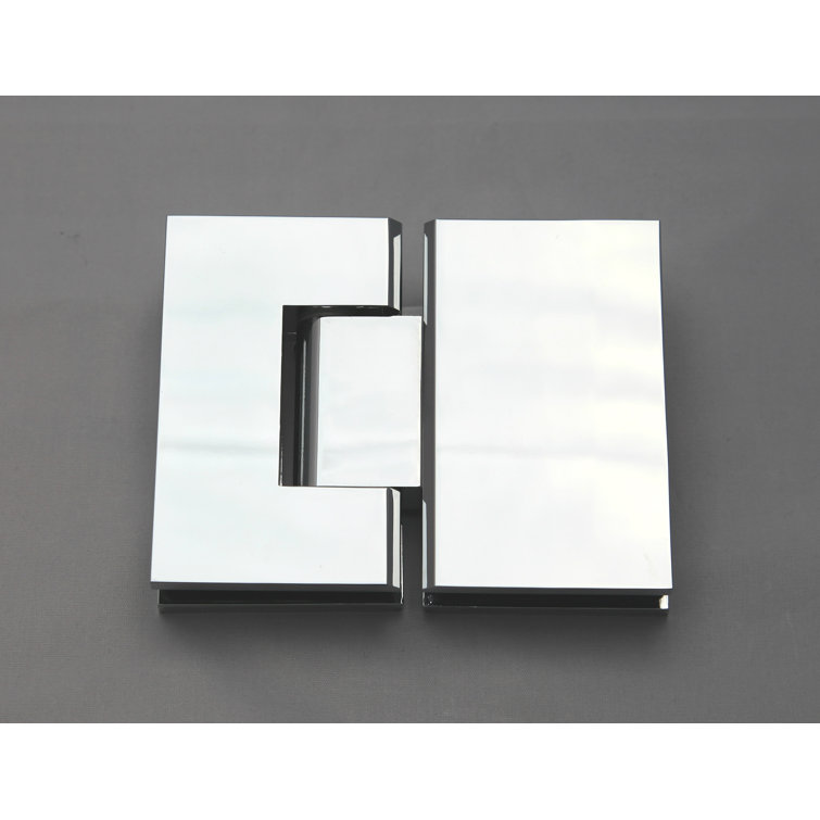 Halo 60" x 78" Frameless Clear Glass Hinged Shower Door in Brushed Nickel