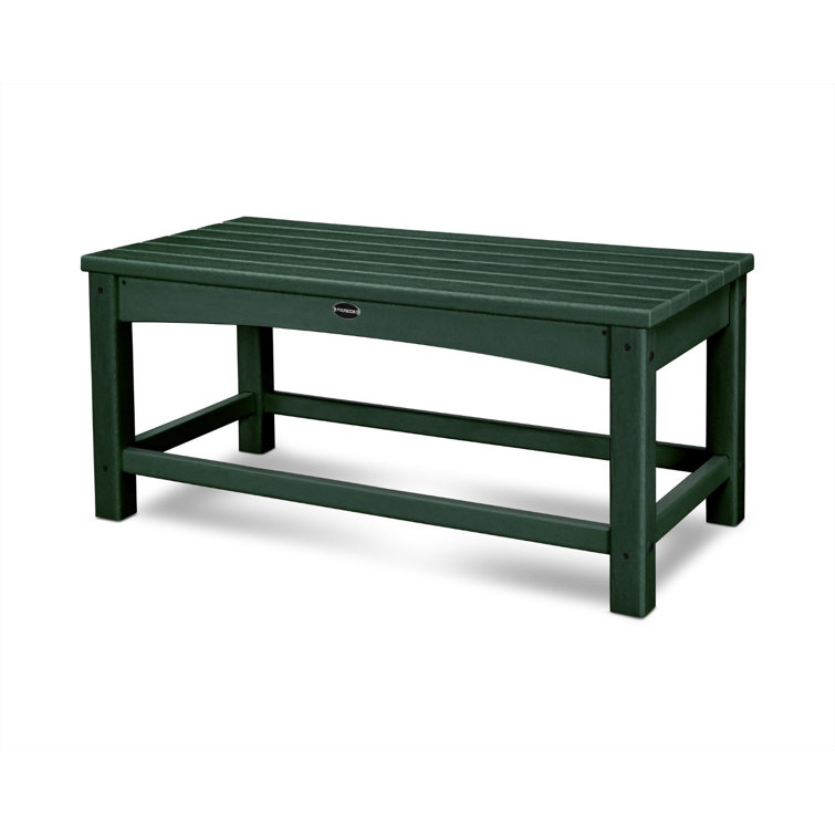 Green HDPE Outdoor Coffee Table