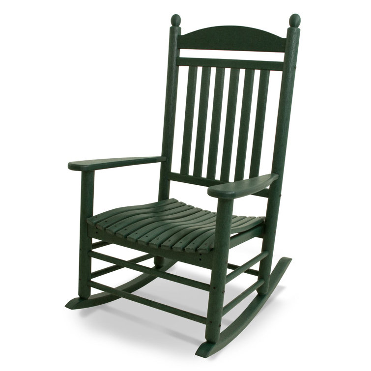 Jefferson Green Eco-friendly Outdoor Rocking Chair with Arms