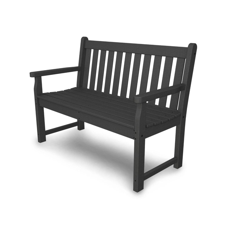 Slate Gray Recycled Plastic Garden Bench