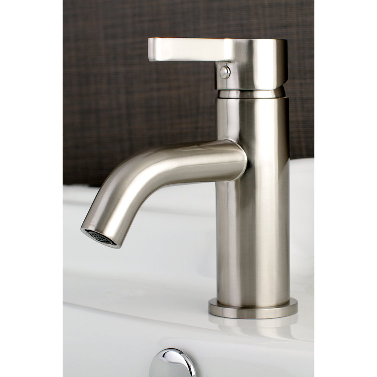 Continental Curve Single-Handle Monoblock Lavatory Faucet in Brushed Nickel