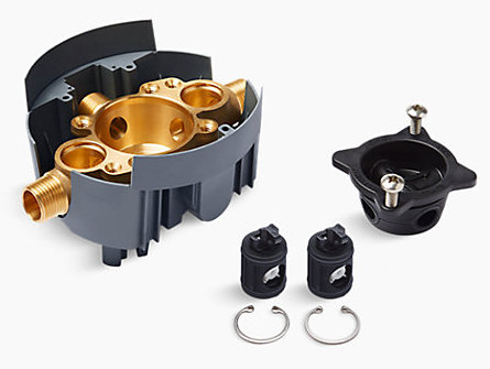 Universal Brass and Black Rite-Temp Valve Body Rough-In