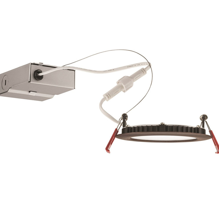 Wafer 3" Oil-Rubbed Bronze Ultra Thin LED Recessed Lighting Kit