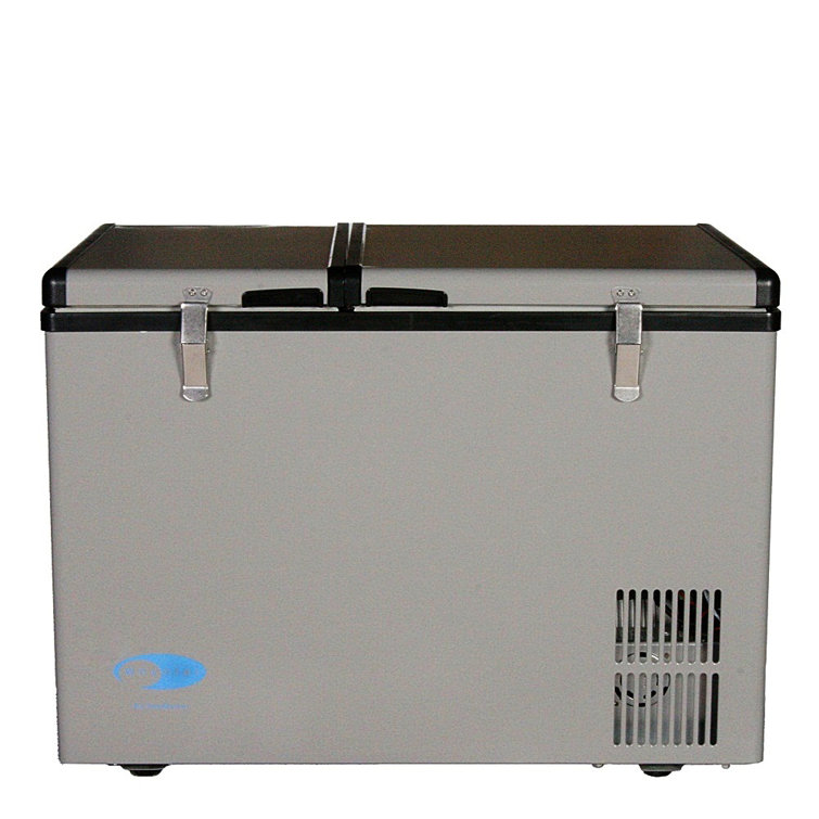 62 Quart Dual Zone Portable Refrigerator and Freezer with Stainless Steel Handles
