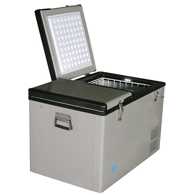 62 Quart Dual Zone Portable Refrigerator and Freezer with Stainless Steel Handles