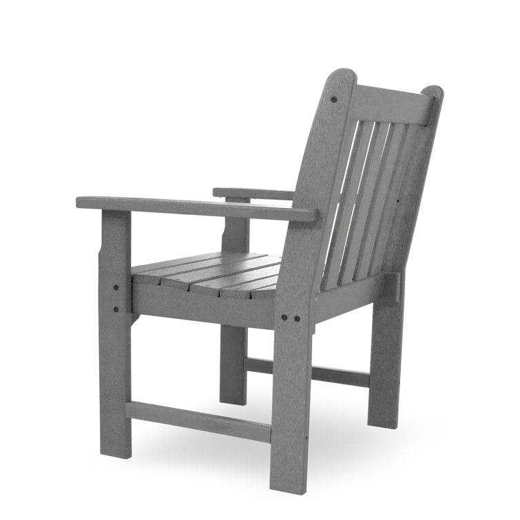 Vineyard Slate Grey POLYWOOD Garden Arm Chair