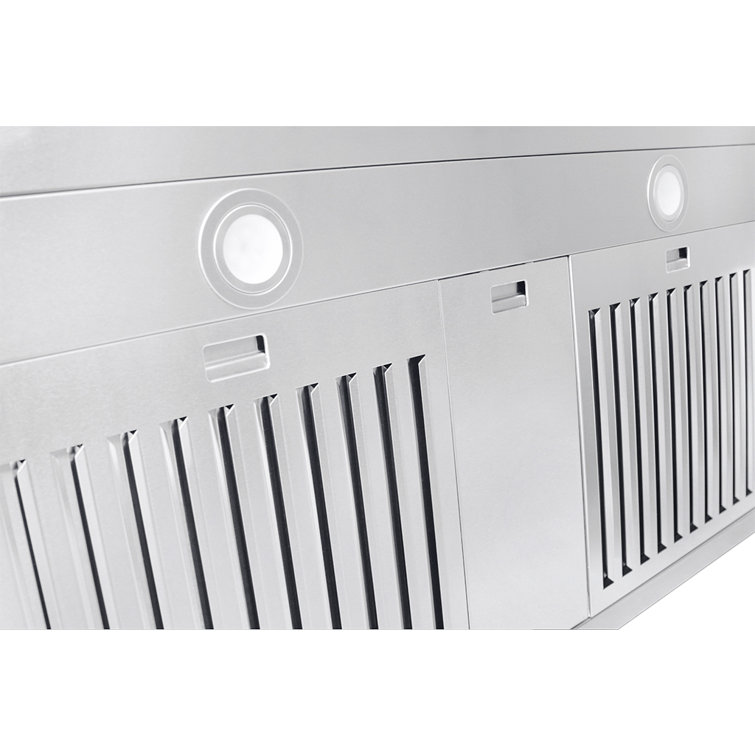 36-Inch Stainless Steel Under Cabinet Range Hood with LED Lights