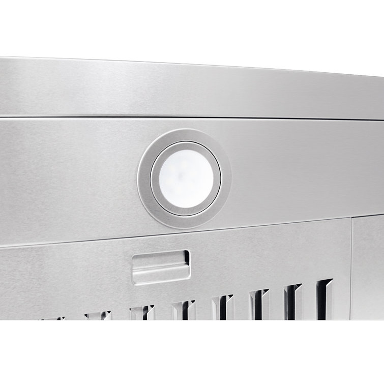 36-Inch Stainless Steel Under Cabinet Range Hood with LED Lights