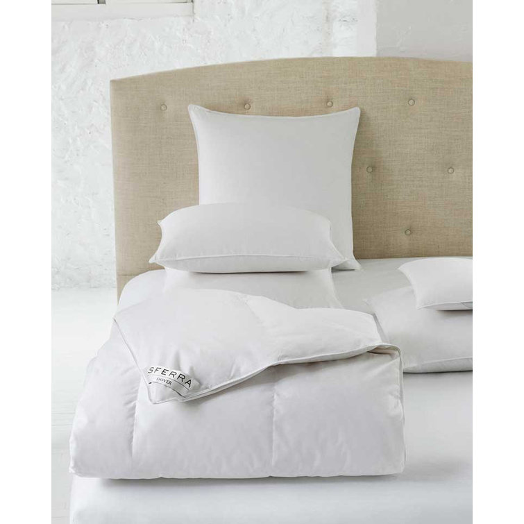 Twin White Cotton Down Comforter