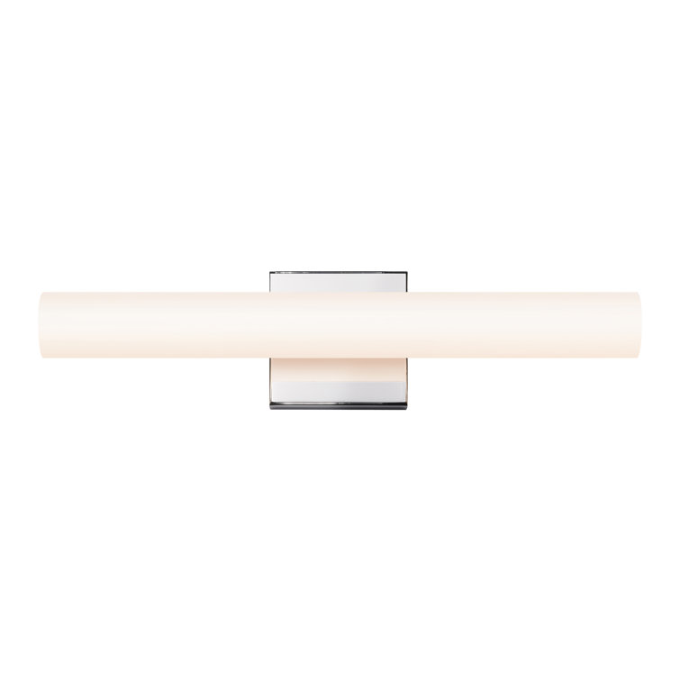 Polished Chrome Dimmable Cylinder LED Vanity Light