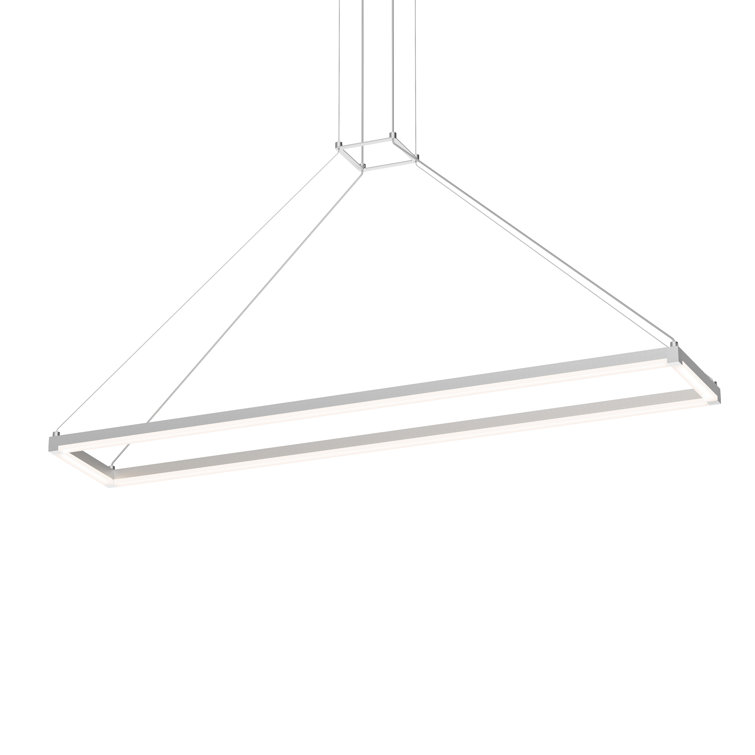 Stix Bright Satin Aluminum LED Pendant Light for Indoor/Outdoor