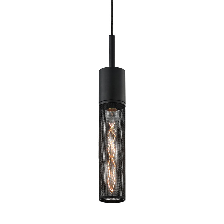 Black Mesh Indoor/Outdoor LED Pendant Light