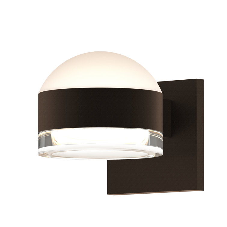Bronze Dual-Direction Dimmable LED Wall Sconce, 5.5" Height