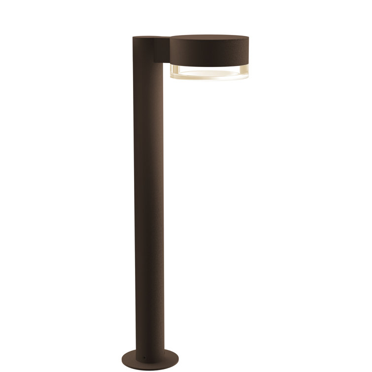 Bronze LED Pathway Bollard Light with Clear Lens