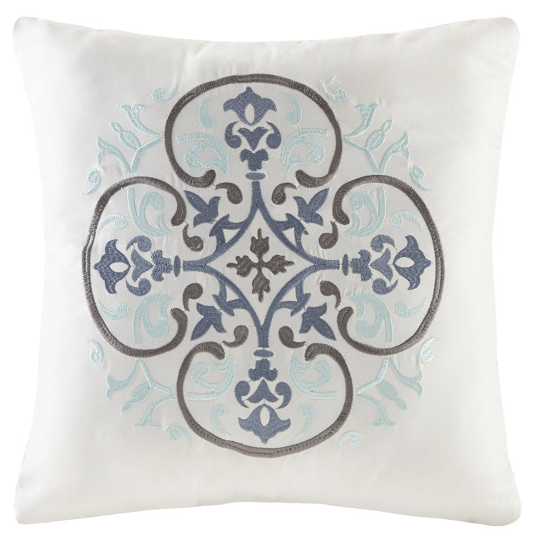 Blue Cotton Reversible California King Quilt Set
