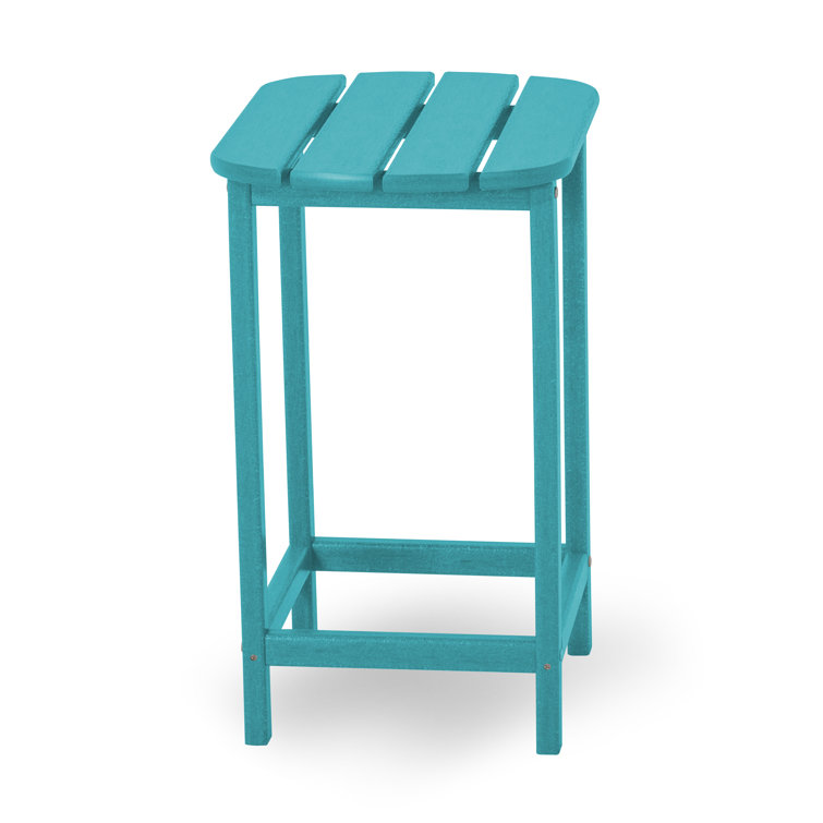 Aruba Blue 18" Polywood Side Table