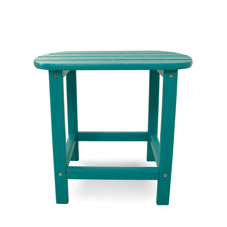 Aruba Blue 18" Polywood Side Table