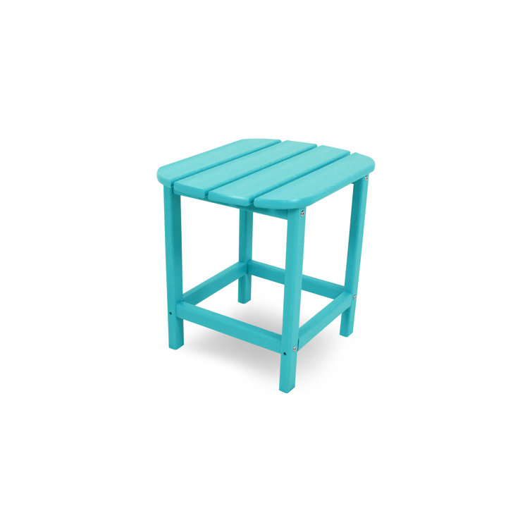 Aruba Blue 18" Polywood Side Table