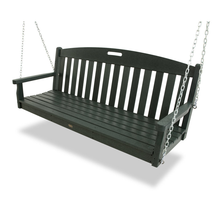 Rainforest Canopy Recycled Plastic Outdoor Swing with Chains
