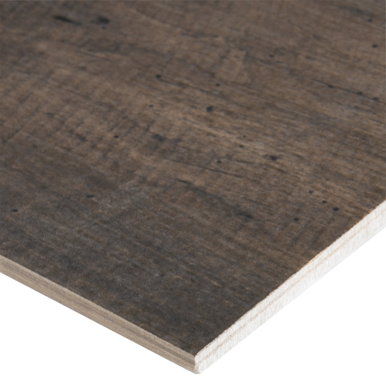 Country River Moss 8" x 48" Matte Porcelain Wood Look Floor and Wall Tile