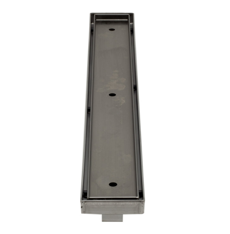 24" Stainless Steel Linear Shower Drain without Cover