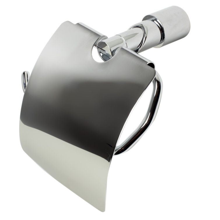 Polished Chrome 6-Piece Modern Bathroom Accessory Set