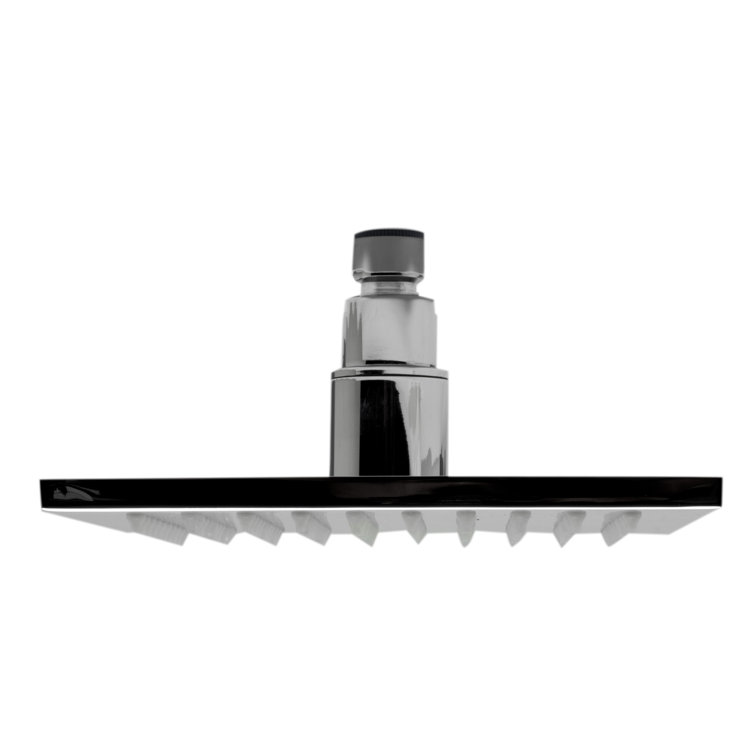 Polished Chrome Square LED Rain Shower Head
