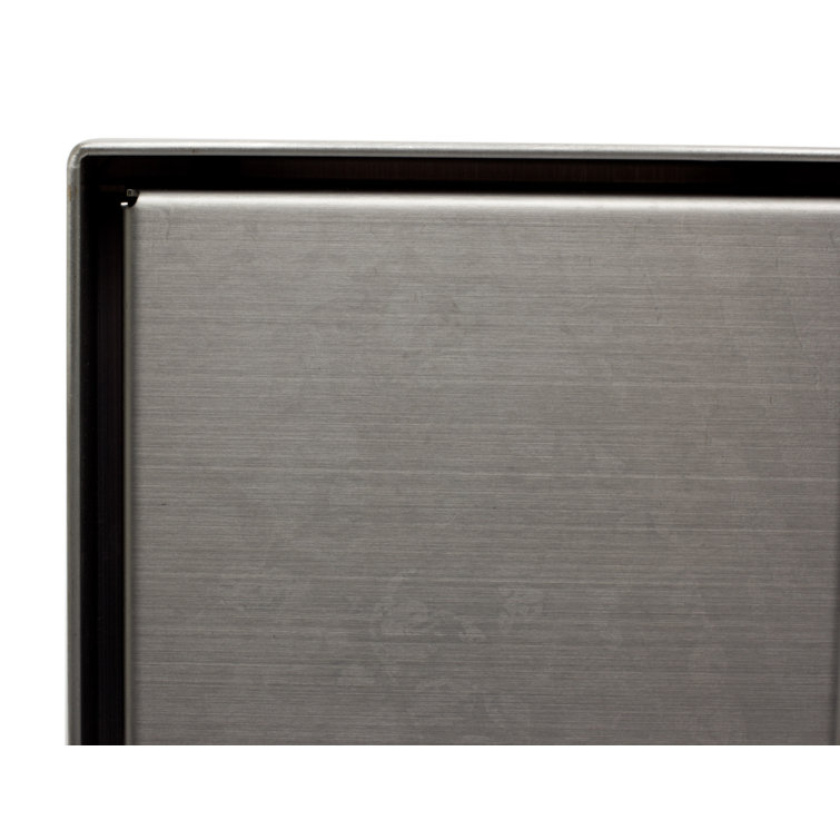 5.25'' Square Polished Stainless Steel Shower Drain