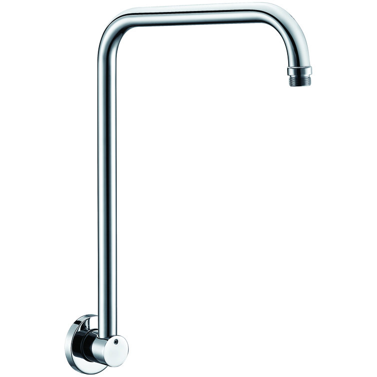 12" Polished Chrome Wall Mounted Shower Arm