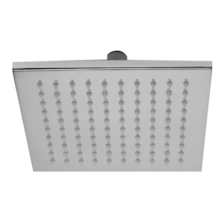 Polished Chrome Square LED Rain Shower Head
