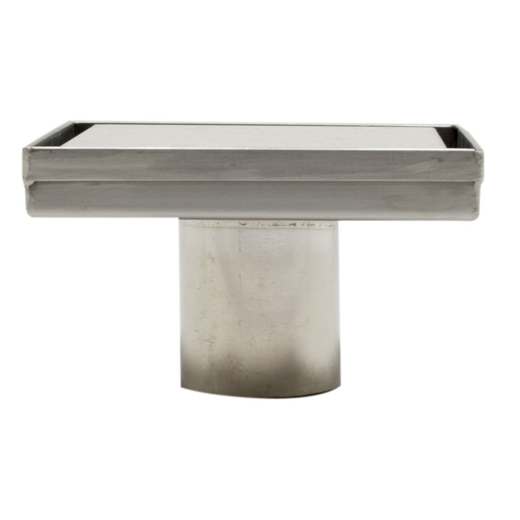 5.25'' Square Brushed Stainless Steel Shower Drain