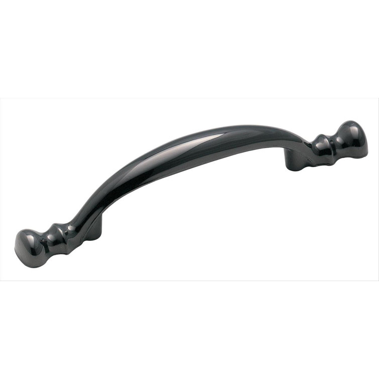 Black Nickel 3-Inch Traditional Cabinet Pull with Mounting Hardware