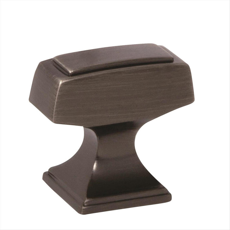 Gunmetal T-Handle Cabinet Knob with Mounting Hardware