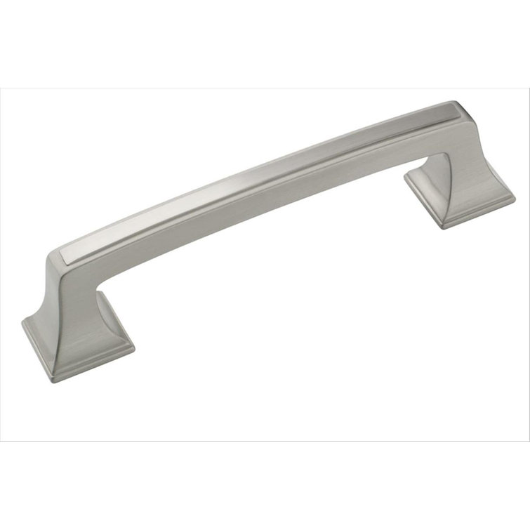 Satin Nickel 8-Inch Mulholland Cabinet Drawer Pull