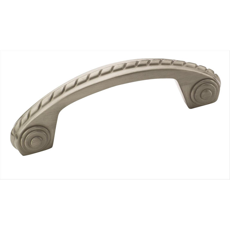 Satin Nickel 3" Traditional Cabinet Pull with Mounting Hardware