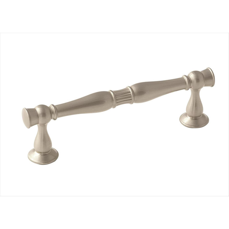 Satin Nickel 3-3/4" Brushed Bar Pull with Mounting Hardware