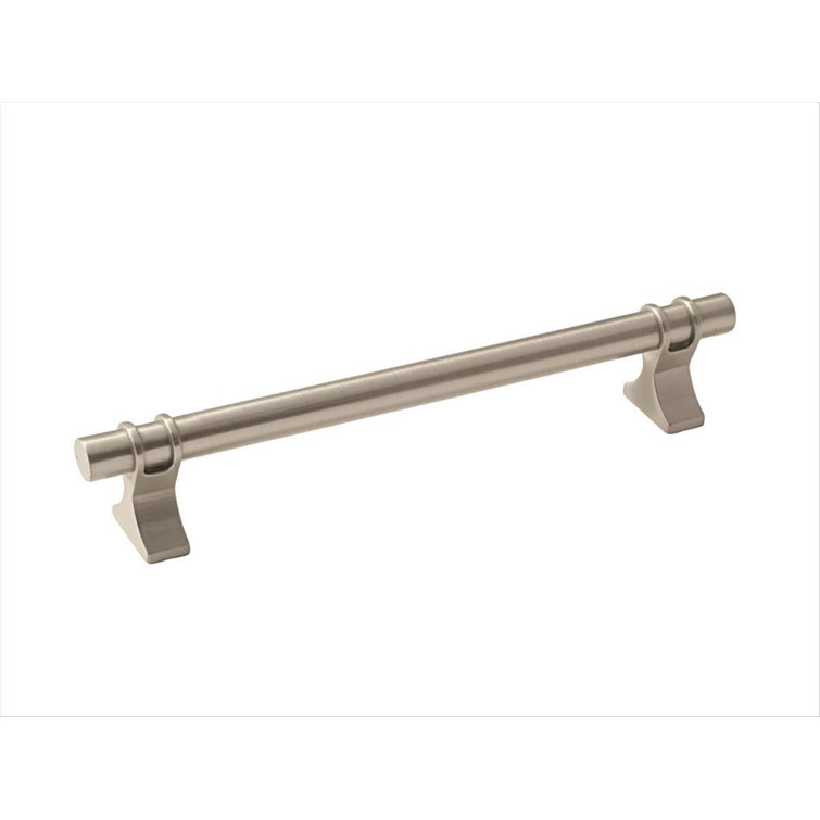 Satin Nickel 6-5/16 Inch Modern Cabinet Pull