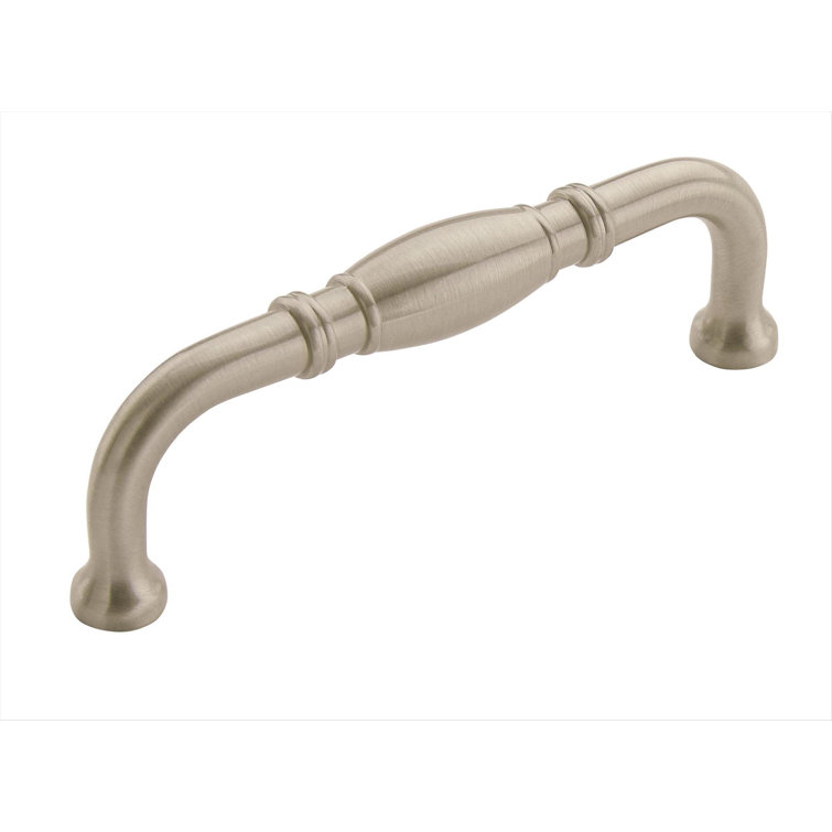 Granby 6-5/16 Inch Satin Nickel Traditional Cabinet Pull