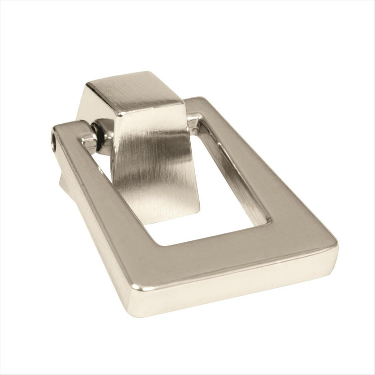 Polished Nickel Drop Bail Cabinet Pendant Pull